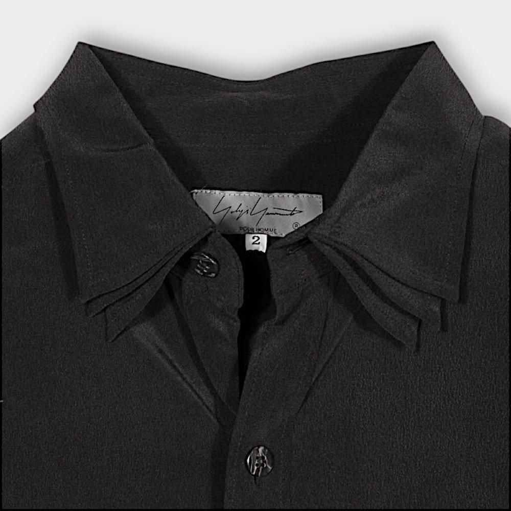 Yohji Yamamoto POUR HOMME】16M DECINE PLACKET TAB TRIPLE