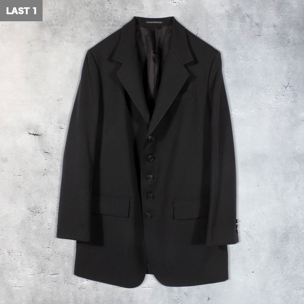 Yohji Yamamoto POUR HOMME】WOOL GABARDINE 5BUTTON JACKET｜Yohji Yamamoto pour  homme 24AW Look28｜ヨウジヤマモトプールオム ジャケット｜- 仙台セレクトショップ RARE OF THE LOOP