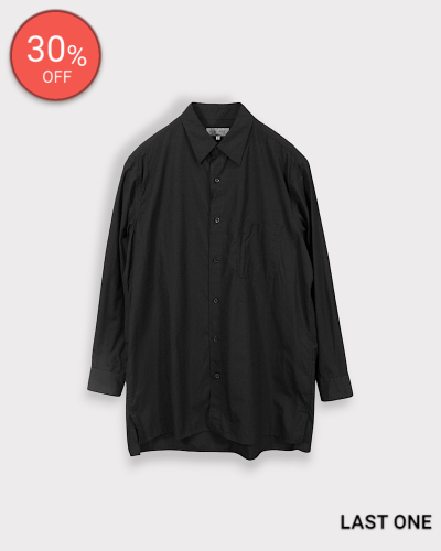 <img class='new_mark_img1' src='https://img.shop-pro.jp/img/new/icons20.gif' style='border:none;display:inline;margin:0px;padding:0px;width:auto;' />Yohji Yamamoto POUR HOMMECHAIN STITCH BROAD STANDARD BIG BLOUSE(Black) 50,600-