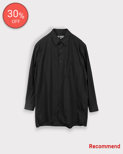 <img class='new_mark_img1' src='https://img.shop-pro.jp/img/new/icons20.gif' style='border:none;display:inline;margin:0px;padding:0px;width:auto;' />Yohji Yamamoto POUR HOMMECHAIN STITCH BROAD STANDARD BIG BLOUSE(Black) 50,600-