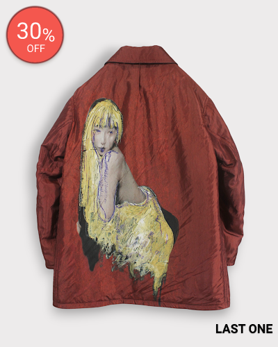 <img class='new_mark_img1' src='https://img.shop-pro.jp/img/new/icons20.gif' style='border:none;display:inline;margin:0px;padding:0px;width:auto;' />Yohji Yamamoto POUR HOMMELADY PRINT REVERSIBLE COAT 335,500-