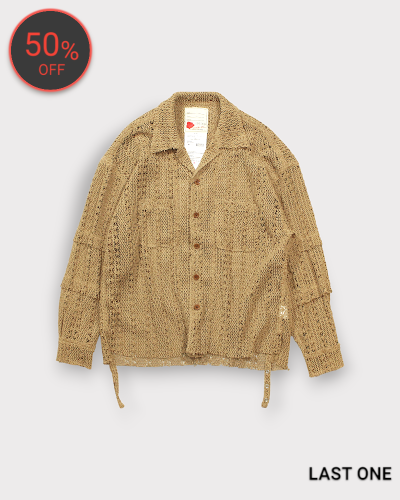 SEVESKIGChenille yarn Mesh Shirt(Beige) 33,000-