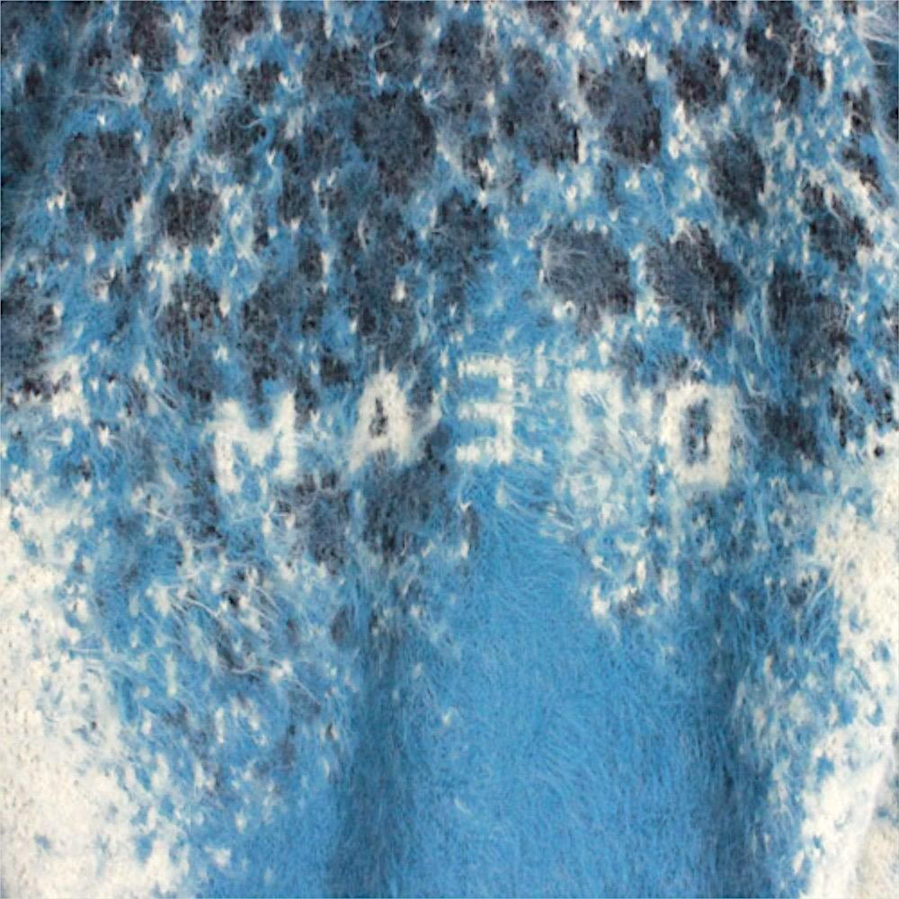 SEVESKIG Fading Leopard Knit Cardigan(Blue)|セヴシグ フェー SEVESKIG Fading Leopard Knit Cardigan(Blue)|セヴシグ フェー