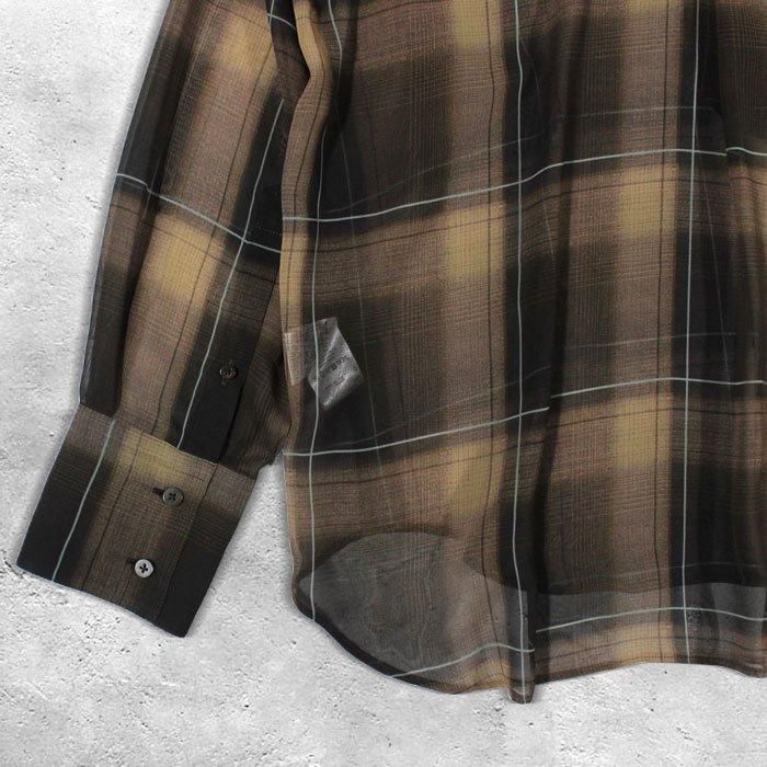 SUGARHILL SHEER OMBRE BLOUSE(BROWN × CAMEL)|シュガーヒル SUGARHILL SHEER OMBRE BLOUSE(BROWN × CAMEL)|シュガーヒル