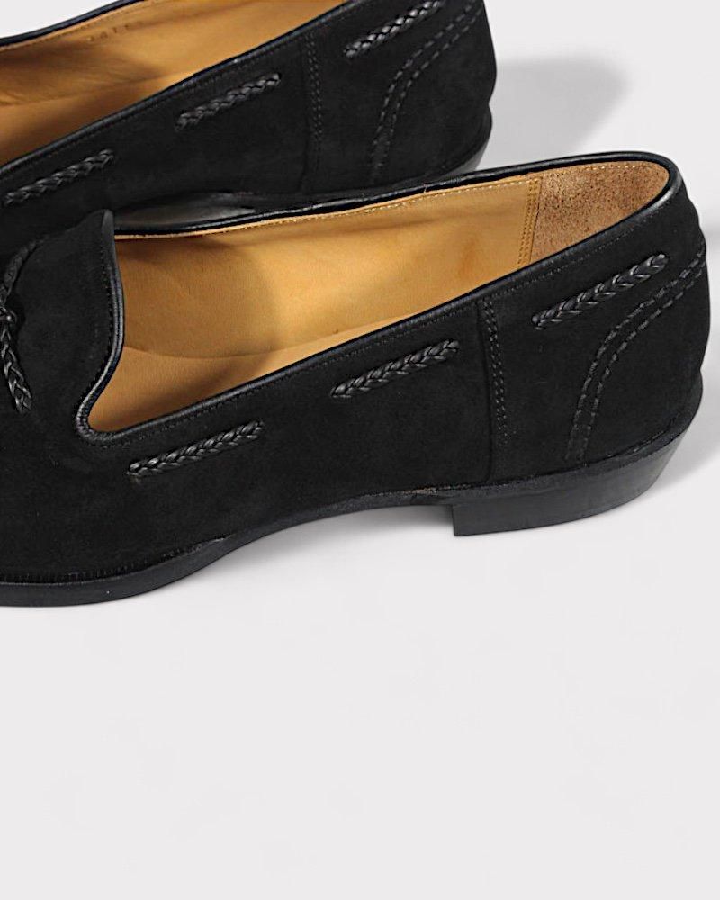 SUGARHILL SUEDE LOAFER “COUPE”(BLACK SUEDE)｜シュガーヒル