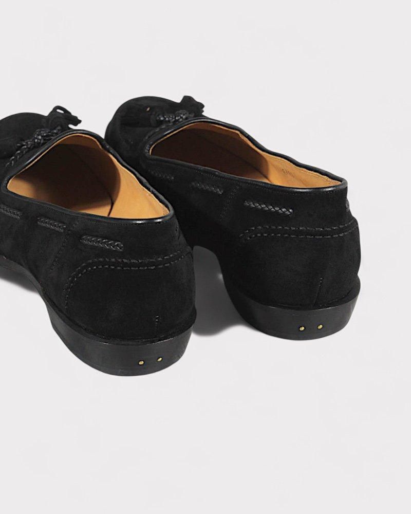 SUGARHILL SUEDE LOAFER “COUPE”(BLACK SUEDE)｜シュガーヒル