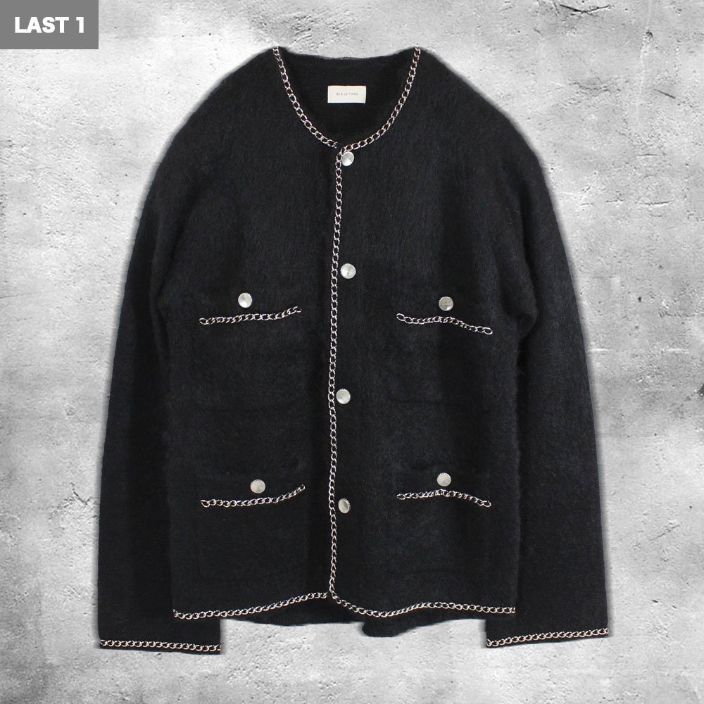 BED j.w. FORD Chain Mohair Cardigan (Black) | bed j.w. ford knit｜ベッドフォード ニット｜  bed j.w. ford 通販｜- 仙台セレクトショップ RARE OF THE LOOP