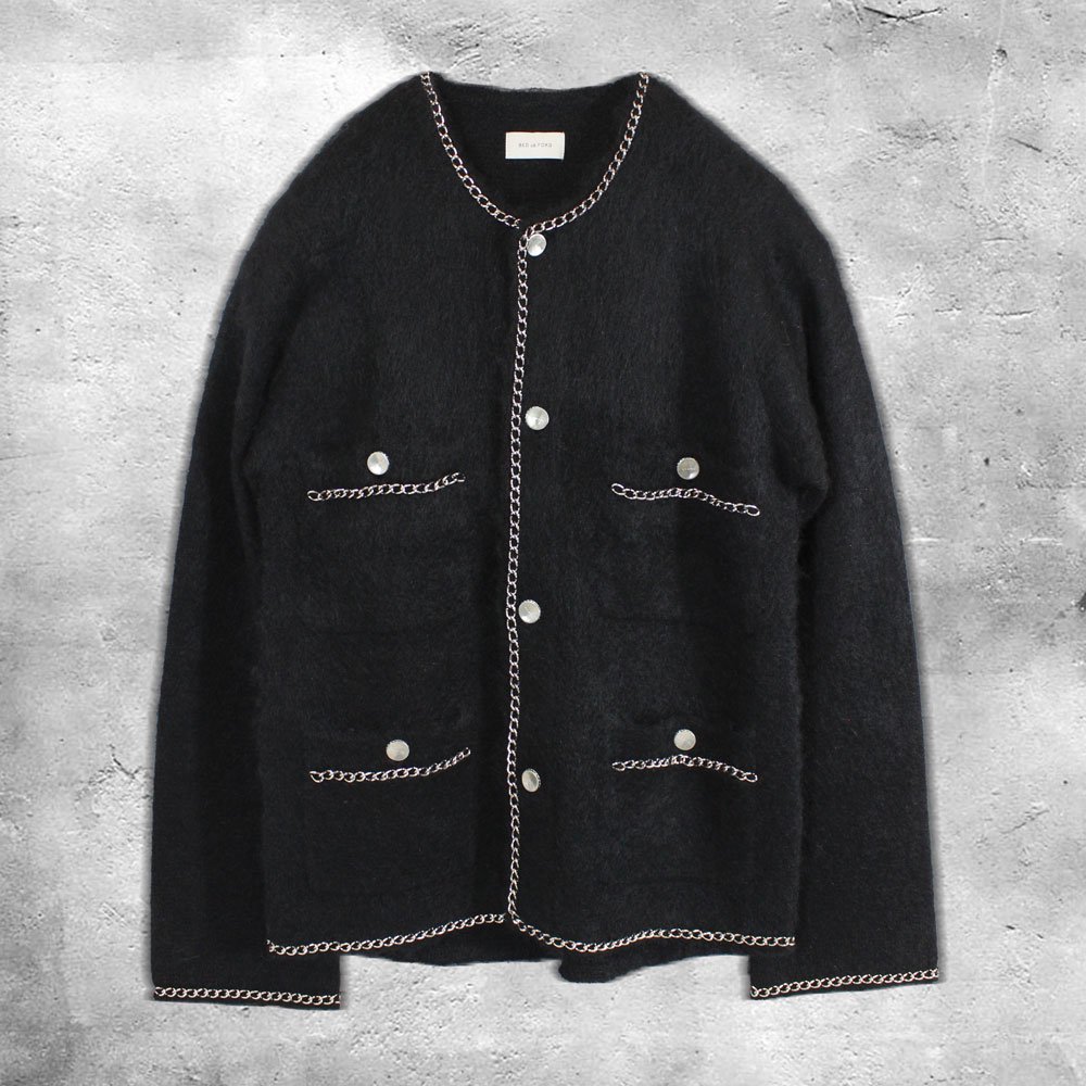 BED j.w. FORD Chain Mohair Cardigan (Black) | bed j.w. ford knit｜ベッドフォード ニット｜  bed j.w. ford 通販｜- 仙台セレクトショップ RARE OF THE LOOP