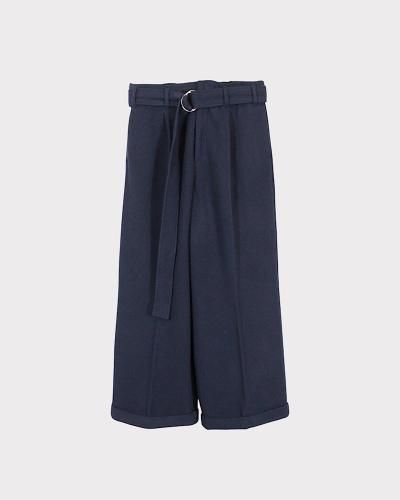 BED j.w. FORDWool Mosser Wide Pants (Navy)