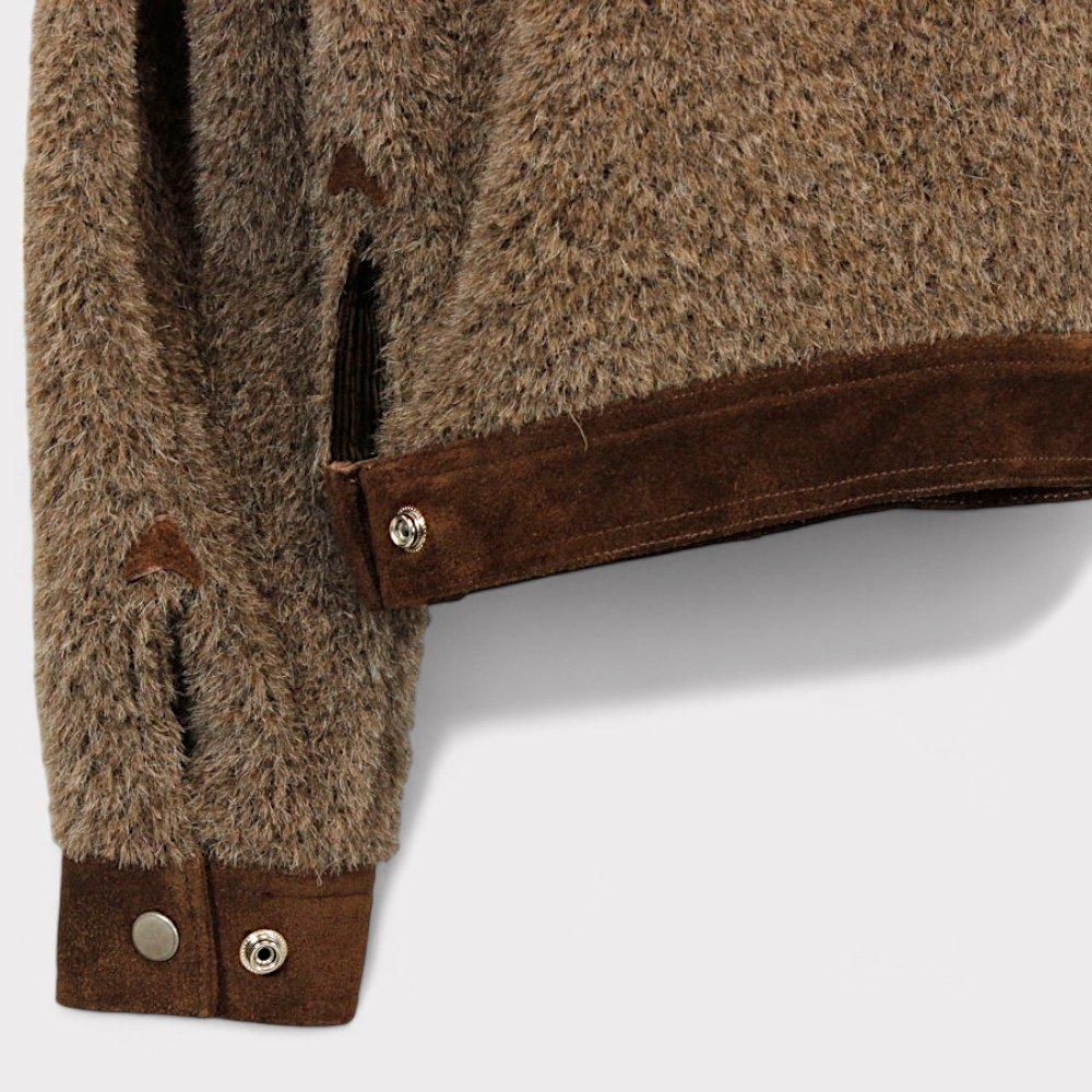 SUGARHILL SHAGGY BLOUSON(DARK BROWN)｜シュガーヒル シャギー