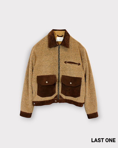 SUGARHILLSHAGGY BLOUSON(CAMEL)