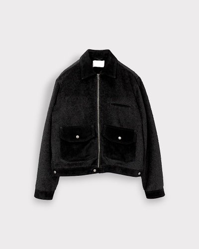 SUGARHILLSHAGGY BLOUSON(BLACK)