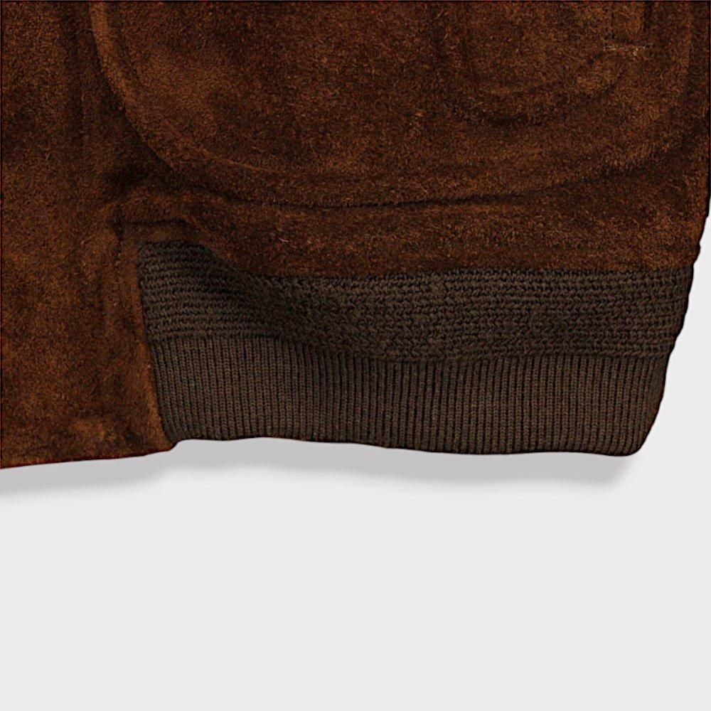 SUGARHILL SUEDE PIPING LEATHER BLOUSON(BROWN)|シュガーヒル SUGARHILL SUEDE PIPING LEATHER BLOUSON(BROWN)|シュガーヒル