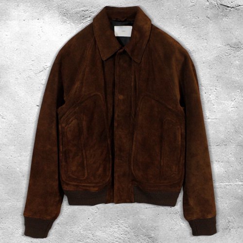 <img class='new_mark_img1' src='https://img.shop-pro.jp/img/new/icons65.gif' style='border:none;display:inline;margin:0px;padding:0px;width:auto;' />SUGARHILLSUEDE PIPING LEATHER BLOUSON(BROWN)