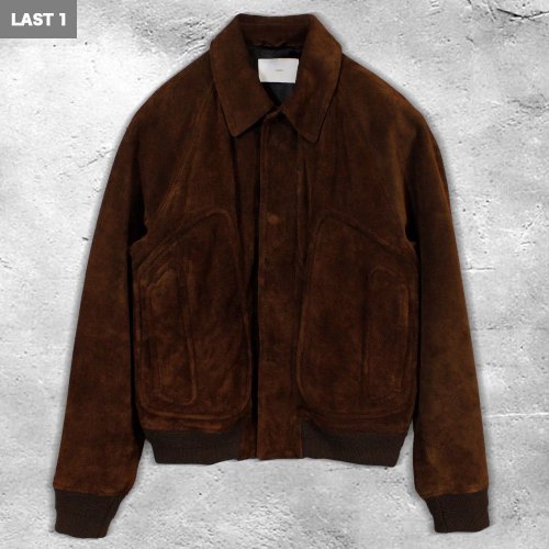 <img class='new_mark_img1' src='https://img.shop-pro.jp/img/new/icons8.gif' style='border:none;display:inline;margin:0px;padding:0px;width:auto;' />SUGARHILLSUEDE PIPING LEATHER BLOUSON(BROWN)