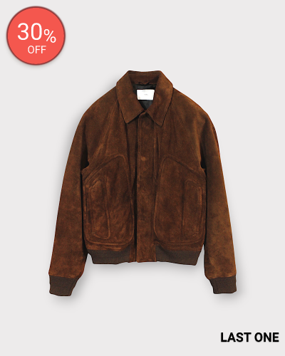 <img class='new_mark_img1' src='https://img.shop-pro.jp/img/new/icons20.gif' style='border:none;display:inline;margin:0px;padding:0px;width:auto;' />SUGARHILLSUEDE PIPING LEATHER BLOUSON(BROWN) 198,000-