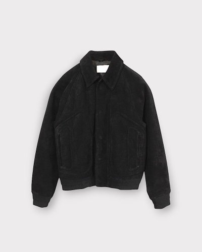 <img class='new_mark_img1' src='https://img.shop-pro.jp/img/new/icons20.gif' style='border:none;display:inline;margin:0px;padding:0px;width:auto;' />SUGARHILLSUEDE PIPING LEATHER BLOUSON(BLACK) 