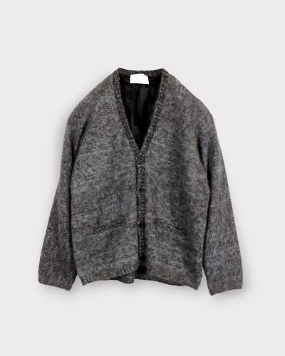 <img class='new_mark_img1' src='https://img.shop-pro.jp/img/new/icons20.gif' style='border:none;display:inline;margin:0px;padding:0px;width:auto;' />SUGARHILLMOHAIR CARDIGAN(BROWN  ICE BLUE)