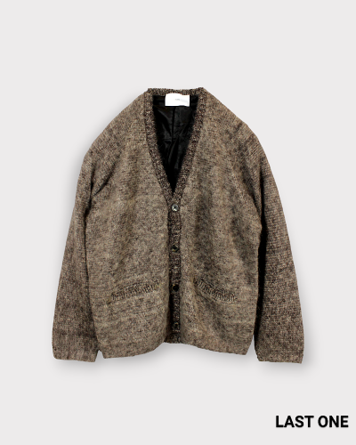 SUGARHILLMOHAIR CARDIGAN(BROWN  CAMEL)