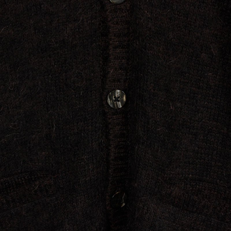 SUGARHILL MOHAIR CARDIGAN(BLACK × BROWN)｜シュガーヒル モヘア カーディガン｜シュガーヒル  アウター｜-仙台セレクトショップ RARE OF THE LOOP