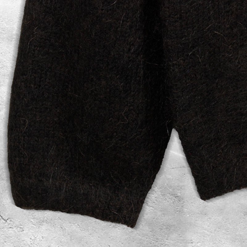 SUGARHILL MOHAIR CARDIGAN(BLACK × BROWN)｜シュガーヒル モヘア カーディガン｜シュガーヒル  アウター｜-仙台セレクトショップ RARE OF THE LOOP