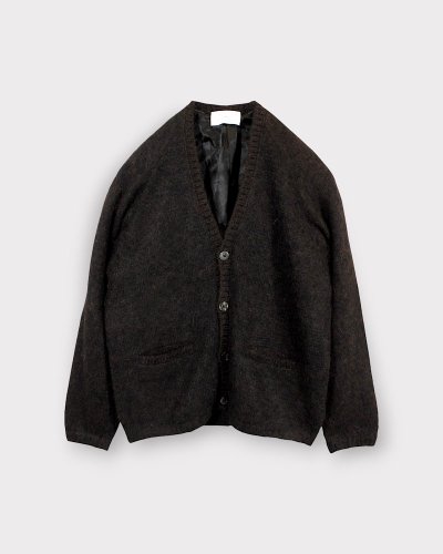 SUGARHILLMOHAIR CARDIGAN(BLACK  BROWN)