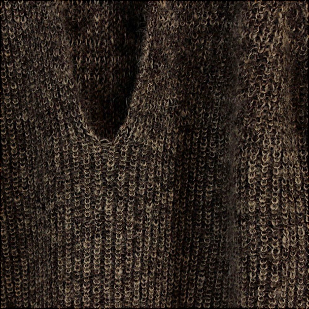 SUGARHILL MOHAIR PULLOVER SWEATER(BROWN × CAMEL)|シュガー SUGARHILL MOHAIR PULLOVER SWEATER(BROWN × CAMEL)|シュガー