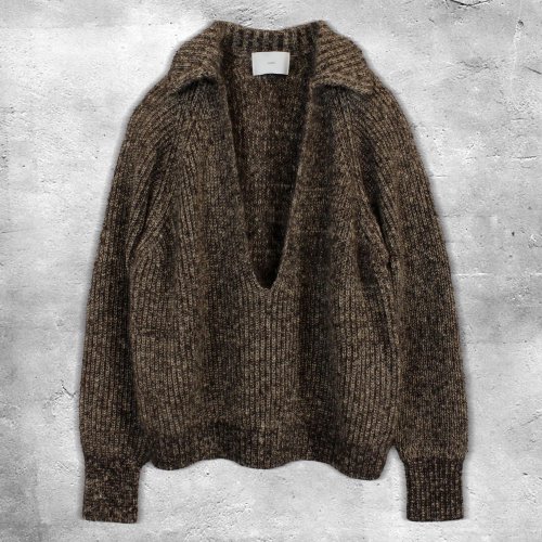 <img class='new_mark_img1' src='https://img.shop-pro.jp/img/new/icons65.gif' style='border:none;display:inline;margin:0px;padding:0px;width:auto;' />SUGARHILLMOHAIR PULLOVER SWEATER(BROWN  CAMEL)