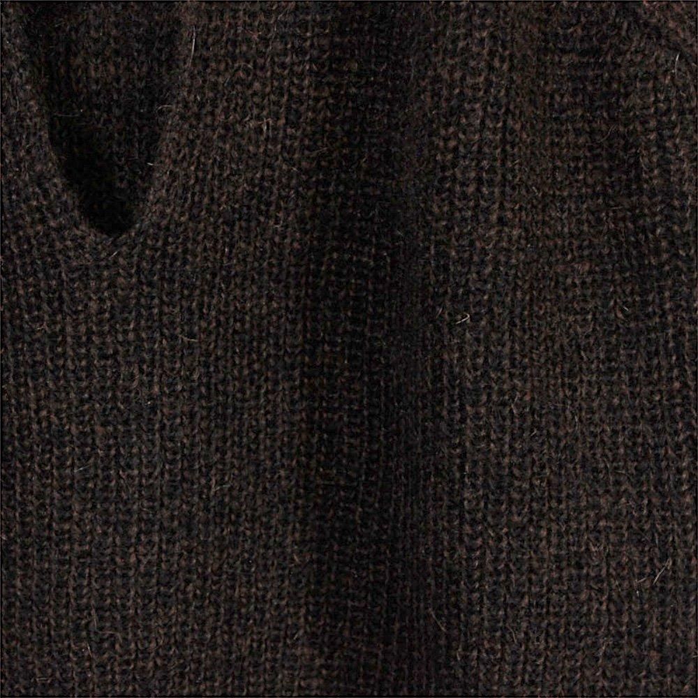 SUGARHILL MOHAIR PULLOVER SWEATER(BLACK × BROWN)|シュガー SUGARHILL MOHAIR PULLOVER SWEATER(BLACK × BROWN)|シュガー