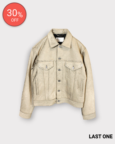 SUGARHILLGILL LEATHER JACKET 3RD TYPE(GILL IVORY)