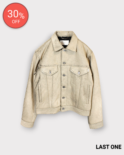 SUGARHILLGILL LEATHER JACKET 3RD TYPE(GILL IVORY) 275,000-