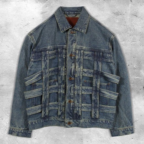 <img class='new_mark_img1' src='https://img.shop-pro.jp/img/new/icons8.gif' style='border:none;display:inline;margin:0px;padding:0px;width:auto;' />SUGARHILLCAGED DENIM JACKET(INDIGO)