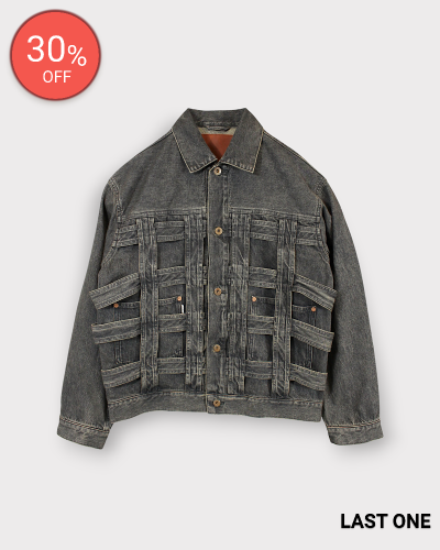 <img class='new_mark_img1' src='https://img.shop-pro.jp/img/new/icons20.gif' style='border:none;display:inline;margin:0px;padding:0px;width:auto;' />SUGARHILLCAGED DENIM JACKET(BLACK) 82,500-