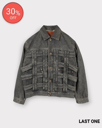 SUGARHILLCAGED DENIM JACKET(BLACK) 82,500-