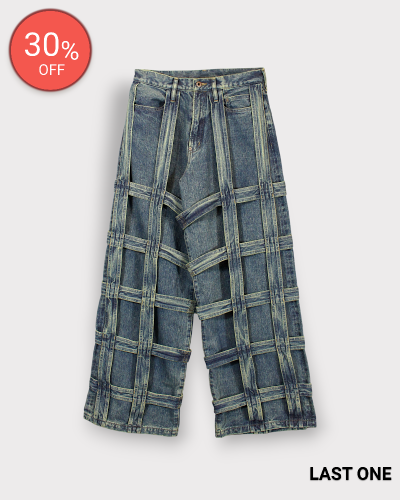SUGARHILLCAGED DENIM PANTS(INDIGO) 71,500-
