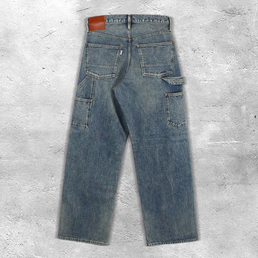 SUGARHILL PAINTER DOUBLE KNEE DENIM TROUSERS(FADED INDIGO)｜シュガーヒル ダブルニー｜シュガーヒル  デニムパンツ｜-仙台セレクトショップ RARE OF THE LOOP