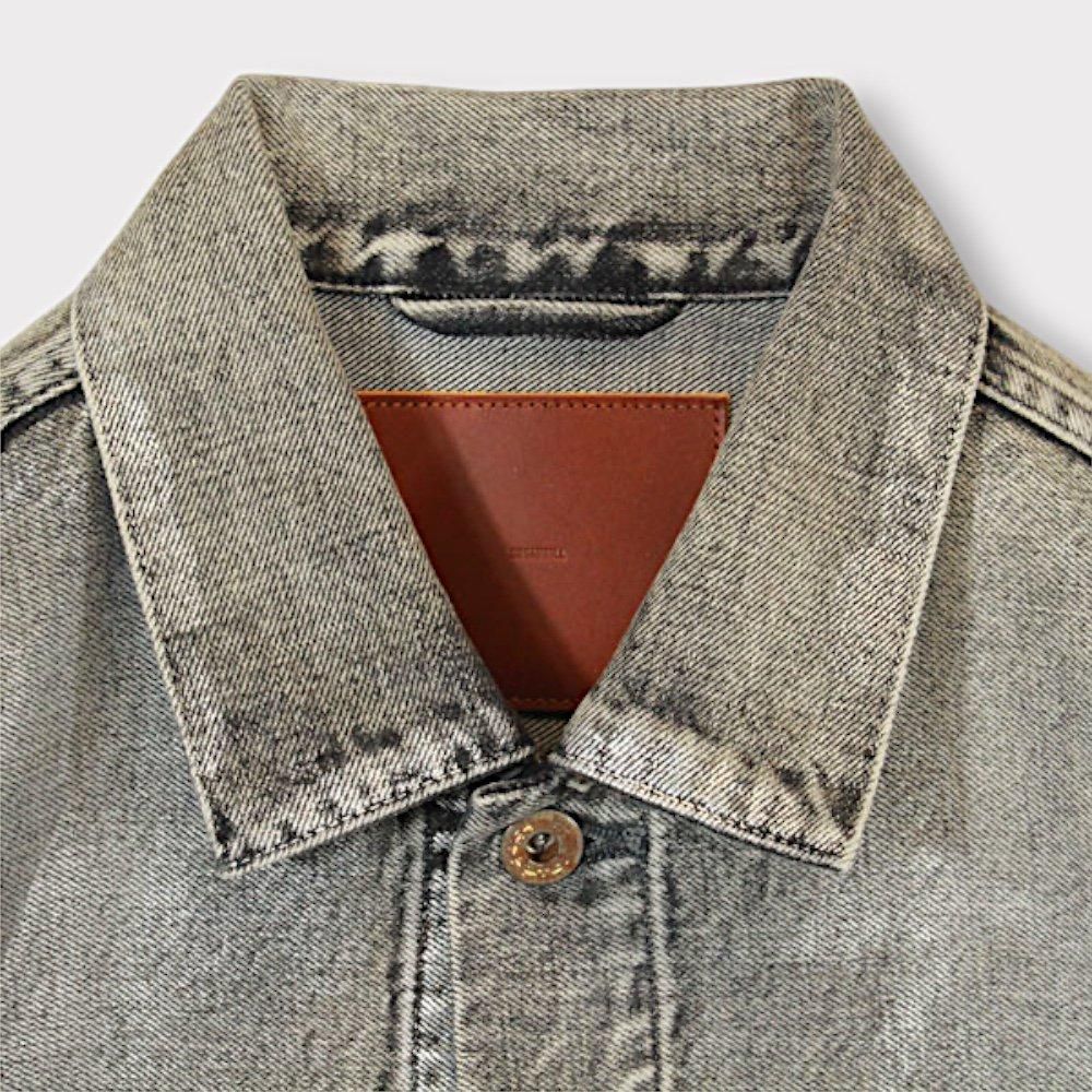 SUGARHILL FOILED DENIM JACKET(BLACK)｜シュガーヒル フォイル