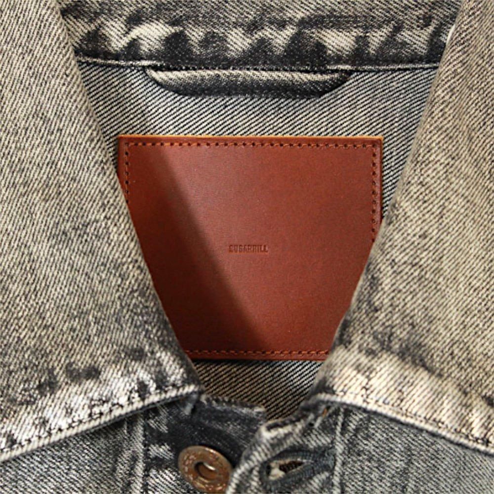 SUGARHILL FOILED DENIM JACKET(BLACK)｜シュガーヒル フォイル