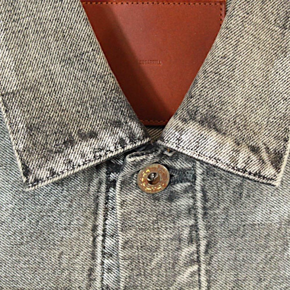 SUGARHILL FOILED DENIM JACKET(BLACK)｜シュガーヒル フォイル