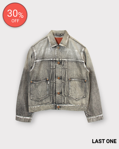 <img class='new_mark_img1' src='https://img.shop-pro.jp/img/new/icons20.gif' style='border:none;display:inline;margin:0px;padding:0px;width:auto;' />SUGARHILLFOILED DENIM JACKET(BLACK) 79,200-