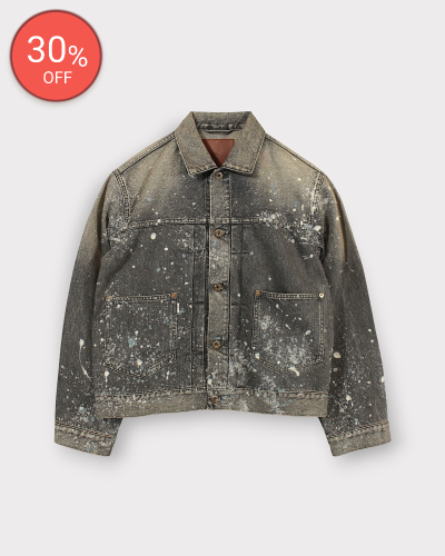 SUGARHILLMOLDED DENIM JACKET(BLACK) 82,500-
