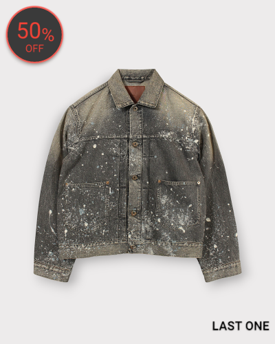 <img class='new_mark_img1' src='https://img.shop-pro.jp/img/new/icons20.gif' style='border:none;display:inline;margin:0px;padding:0px;width:auto;' />SUGARHILLMOLDED DENIM JACKET(BLACK) 82,500-