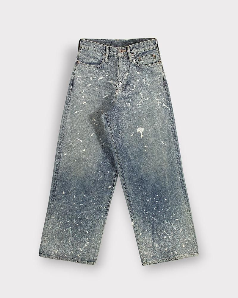 SUGARHILL MOLDED DENIM TROUSERS WIDE CUT(INDIGO)｜シュガーヒル