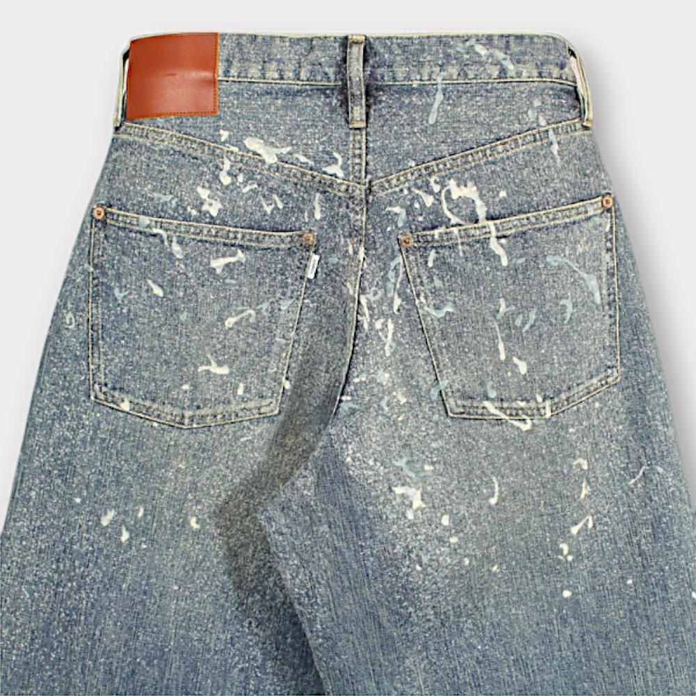 SUGARHILL MOLDED DENIM TROUSERS WIDE CUT(INDIGO)｜シュガーヒル