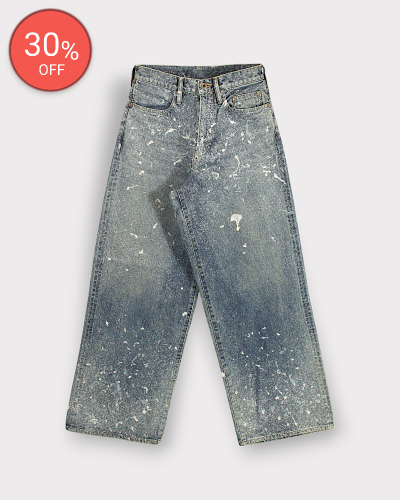 <img class='new_mark_img1' src='https://img.shop-pro.jp/img/new/icons65.gif' style='border:none;display:inline;margin:0px;padding:0px;width:auto;' />SUGARHILLMOLDED DENIM TROUSERS WIDE CUT(INDIGO) 70,400-