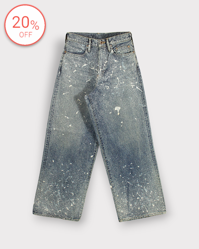 <img class='new_mark_img1' src='https://img.shop-pro.jp/img/new/icons20.gif' style='border:none;display:inline;margin:0px;padding:0px;width:auto;' />SUGARHILLMOLDED DENIM TROUSERS WIDE CUT(INDIGO) 70,400-