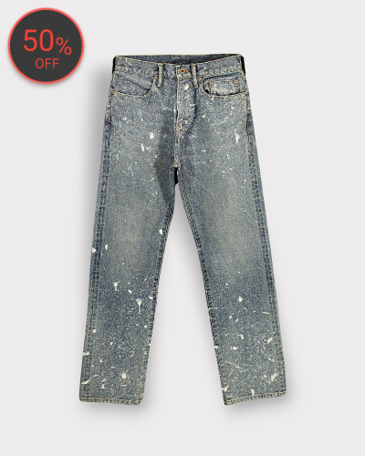 <img class='new_mark_img1' src='https://img.shop-pro.jp/img/new/icons20.gif' style='border:none;display:inline;margin:0px;padding:0px;width:auto;' />SUGARHILLMOLDED DENIM TROUSERS STRAIGHT CUT(INDIGO) 70,400-