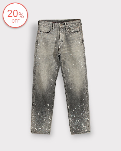 <img class='new_mark_img1' src='https://img.shop-pro.jp/img/new/icons20.gif' style='border:none;display:inline;margin:0px;padding:0px;width:auto;' />SUGARHILLMOLDED DENIM TROUSERS STRAIGHT CUT(BLACK) 70,400-