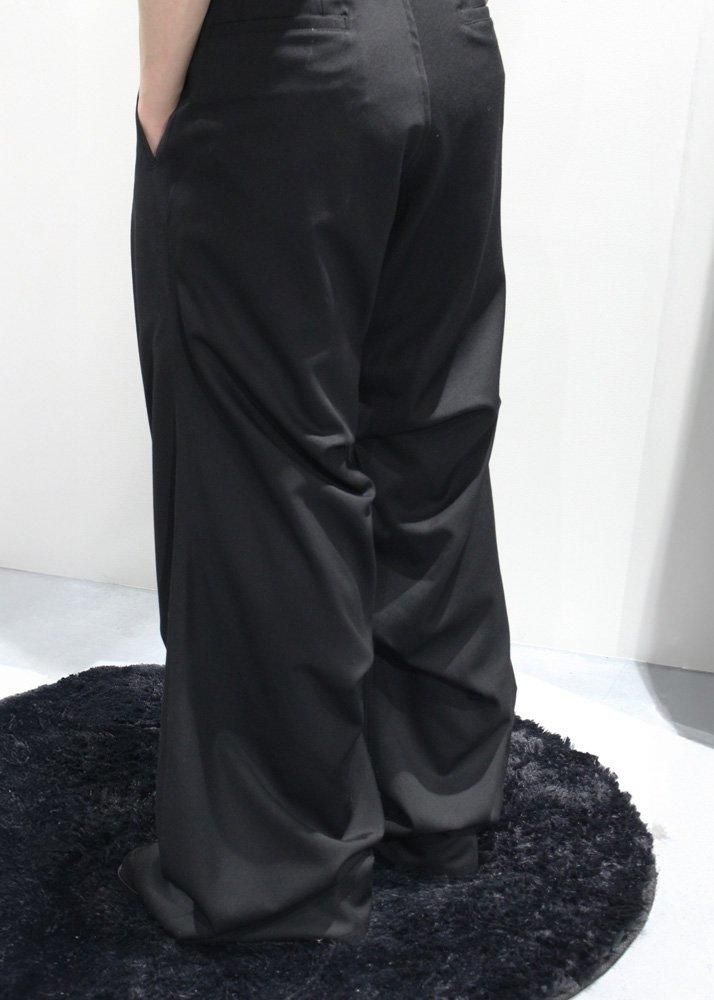 サルバム タックワイドスラックス(Black) | sulvam pants