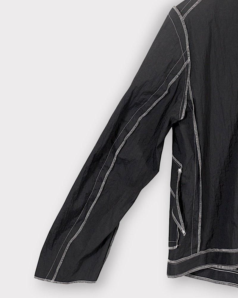 サルバム ブロークンブルゾン(Black) | sulvam jacket｜サルバム